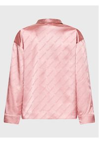 Juicy Couture Koszulka piżamowa Paquita Monogram JCLK222018 Różowy Regular Fit. Kolor: różowy. Materiał: syntetyk