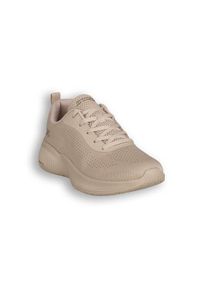 skechers - Buty do chodzenia damskie Skechers Tpe Bobs Infinity. Kolor: beżowy. Materiał: syntetyk, materiał. Szerokość cholewki: normalna. Sport: turystyka piesza
