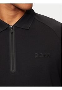 BOSS - Boss Polo Philix Mirror 50525119 Czarny Regular Fit. Typ kołnierza: polo. Kolor: czarny. Materiał: bawełna #3