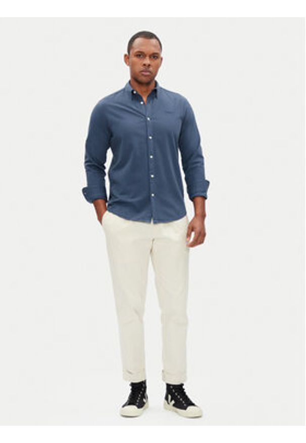 Pepe Jeans Koszula Phil PM308274 Niebieski Regular Fit. Kolor: niebieski. Materiał: bawełna