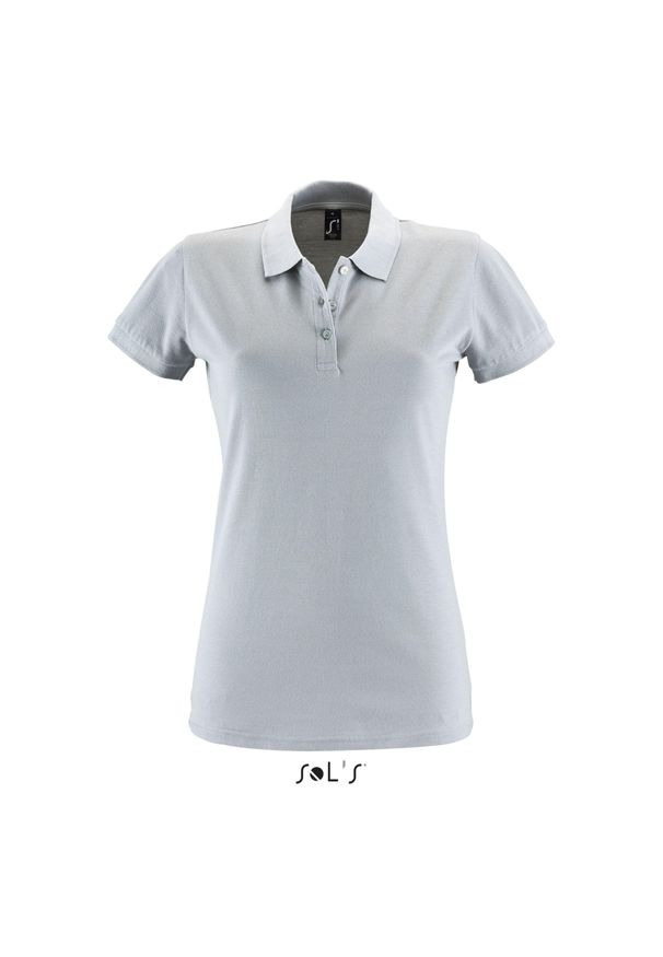 SOL'S - Damska koszulka polo Sol's Perfect. Typ kołnierza: polo. Kolor: wielokolorowy, niebieski, szary