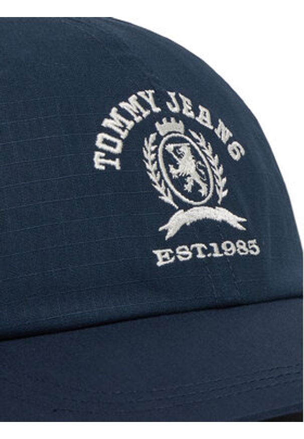 Tommy Jeans Czapka z daszkiem Tjm Crest Cap AM0AM13286 Granatowy. Kolor: niebieski. Materiał: materiał, bawełna