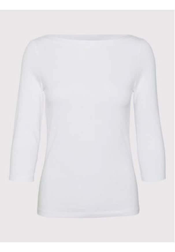 Vero Moda Bluzka Panda 10274133 Biały Regular Fit. Kolor: biały. Materiał: bawełna