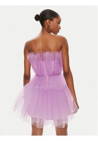 Kontatto Sukienka koktajlowa B474N Fioletowy Regular Fit. Kolor: fioletowy. Materiał: syntetyk. Styl: wizytowy #5