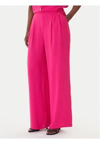LOLA CASADEMUNT Spodnie materiałowe LS2614054 Różowy Regular Fit. Kolor: różowy. Materiał: syntetyk #1