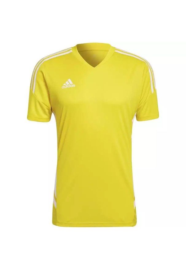 Adidas - Koszulka męska adidas Condivo 22 Jersey. Kolor: żółty. Materiał: jersey