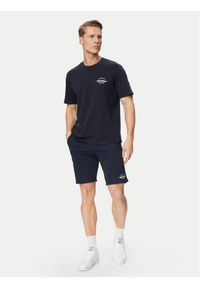 Jack & Jones Komplet t-shirt i spodenki Brandon 12298184 Granatowy Regular Fit. Kolor: niebieski. Materiał: bawełna #1