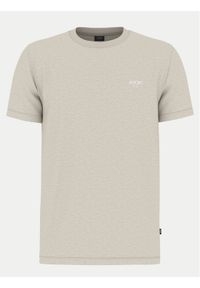 JOOP! Jeans T-Shirt 30027746 Beżowy Modern Fit. Kolor: beżowy. Materiał: bawełna