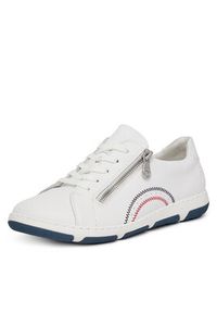 Rieker Sneakersy 42424-80 Biały. Kolor: biały. Materiał: skóra #6