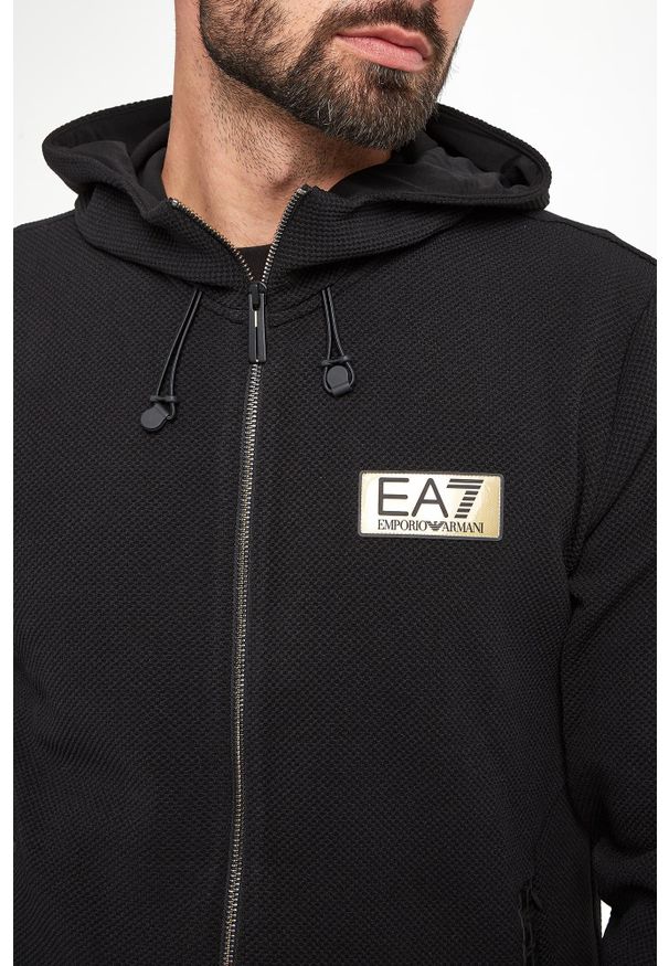 EA7 Emporio Armani - Bluza męska z kapturem EA7 EMPORIO ARMANI. Typ kołnierza: kaptur