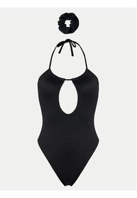 Calvin Klein Swimwear Strój kąpielowy KW0KW02725 Czarny. Kolor: czarny. Materiał: syntetyk