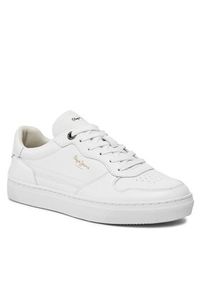 Pepe Jeans Sneakersy Camden Class M PMS00009 Biały. Kolor: biały. Materiał: skóra #5