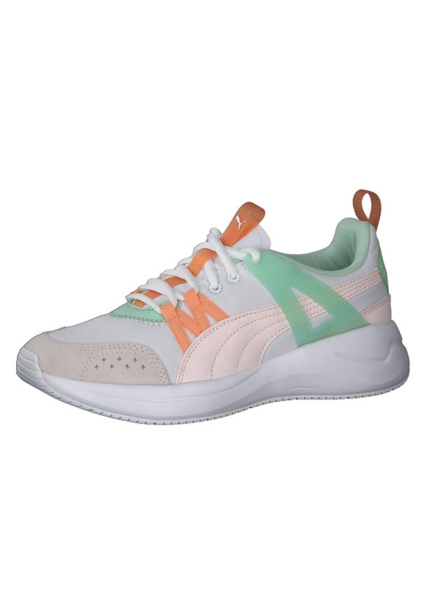 Buty sportowe damskie Puma Nuage Run Cage. Kolor: wielokolorowy, biały, różowy. Sport: bieganie