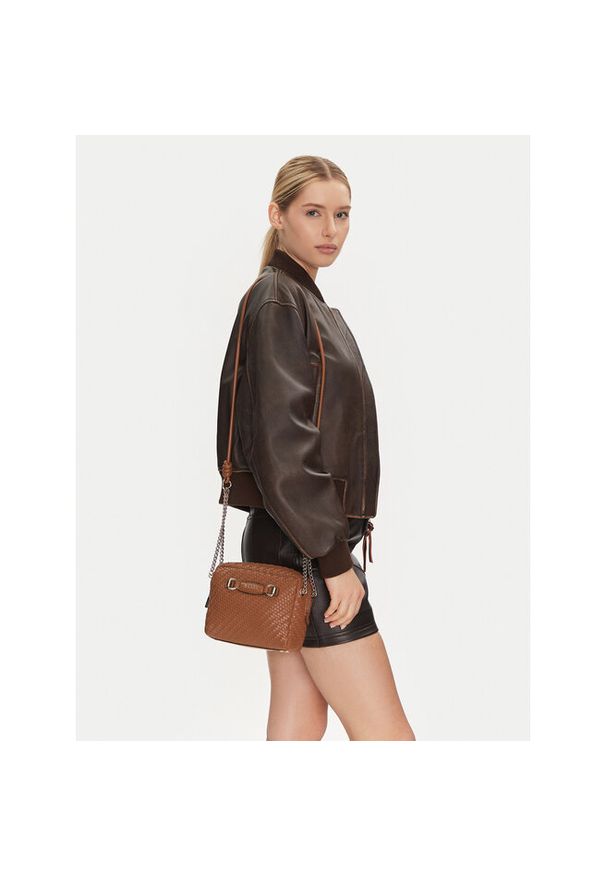 Torebka Guess. Kolor: brązowy