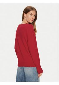 ViCOLO Sweter 77034S Czerwony Regular Fit. Kolor: czerwony. Materiał: kaszmir #5