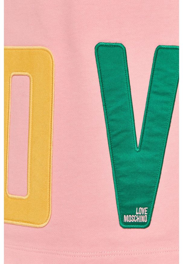 Love Moschino - Spódnica. Okazja: na co dzień. Kolor: różowy. Styl: casual