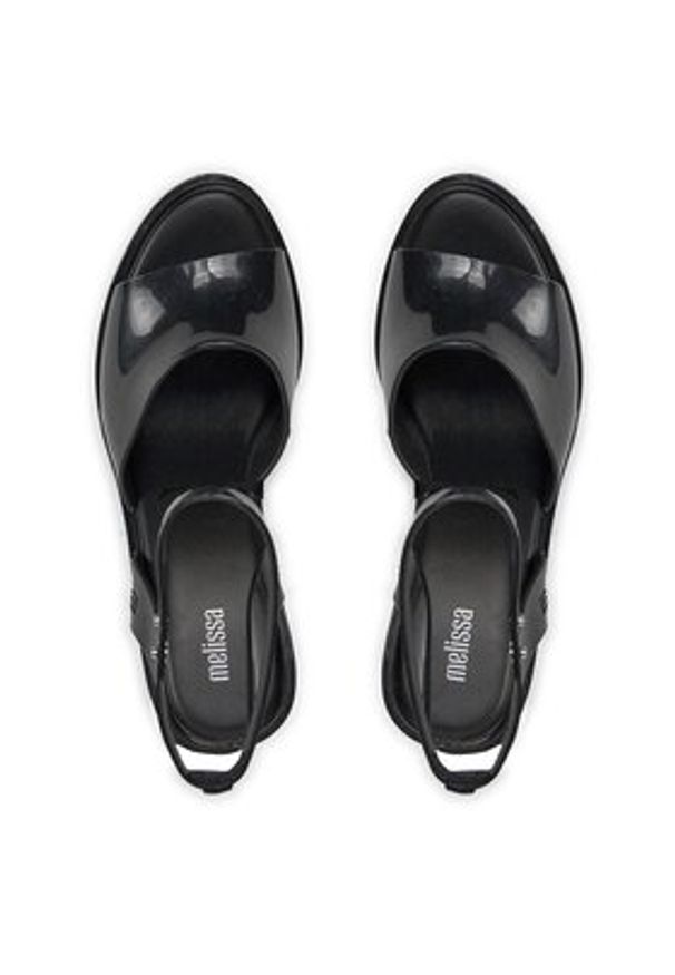 melissa - Melissa Sandały Melissa Rita Ad 33965 Czarny. Kolor: czarny