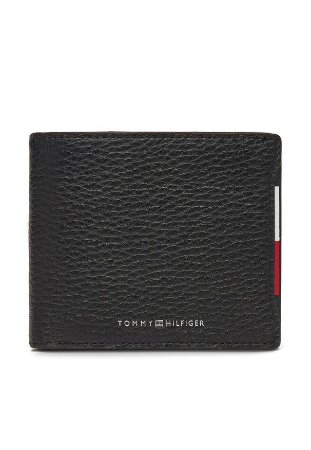 TOMMY HILFIGER - Portfel męski Tommy Hilfiger. Kolor: czarny