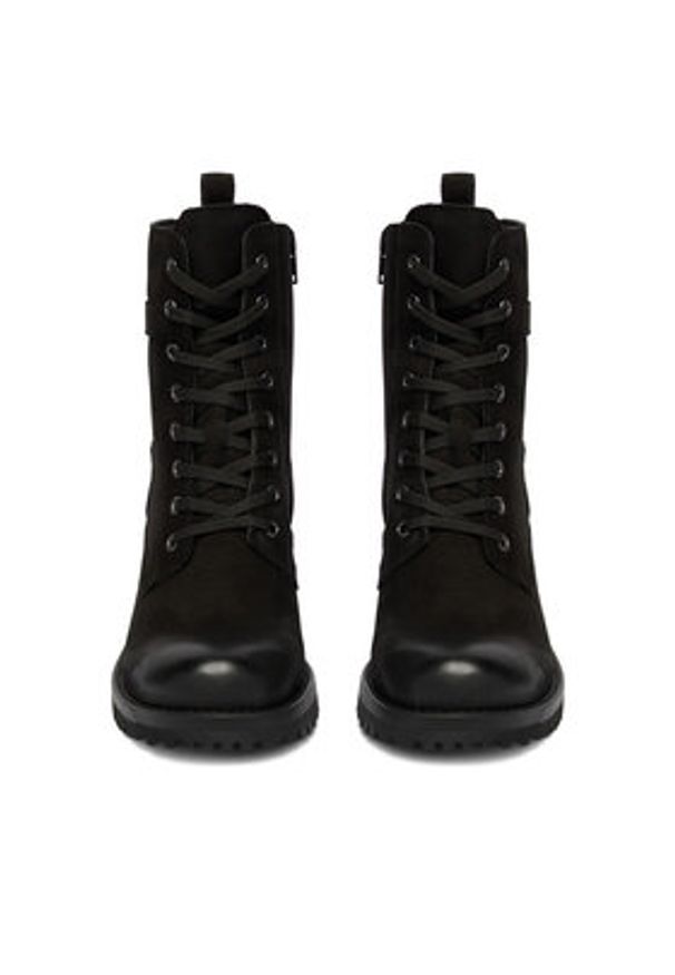 Lasocki Trzewiki CEO-WI23-TR24-05 Czarny. Kolor: czarny. Materiał: nubuk, skóra