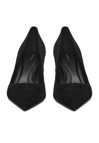 Gino Rossi - GINO ROSSI Szpilki EO-V2525-893 Czarny. Kolor: czarny. Materiał: skóra, zamsz. Obcas: na szpilce #6