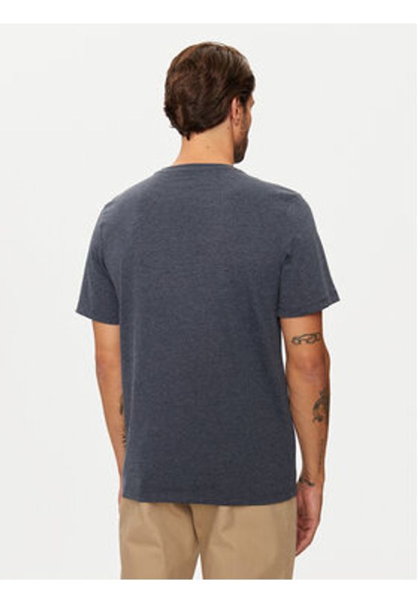 Jack & Jones - Jack&Jones T-Shirt Erik 12257603 Granatowy Relaxed Fit. Kolor: niebieski. Materiał: syntetyk, bawełna