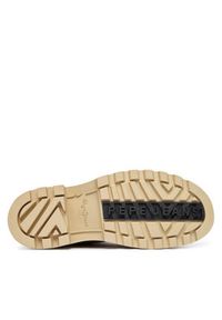 Pepe Jeans Trapery Hale Basic W PLS500006 Brązowy. Kolor: brązowy. Materiał: zamsz, skóra