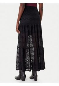 only - ONLY Spódnica maxi Luna 15353206 Czarny Regular Fit. Kolor: czarny. Materiał: syntetyk, bawełna #5