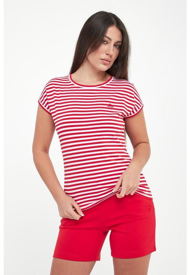 T-shirt damski w paski Tulia JOOP!. Wzór: paski