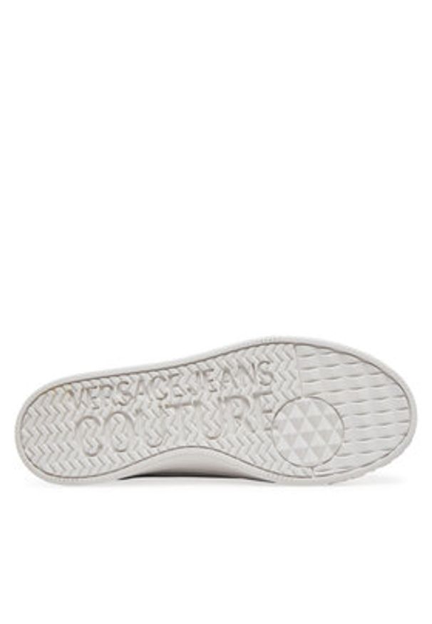 Versace Jeans Couture Sneakersy 78VA3SK3 Biały. Kolor: biały. Materiał: skóra