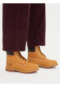 Timberland Trapery TB1103617131 Brązowy. Kolor: brązowy. Materiał: skóra, nubuk #1