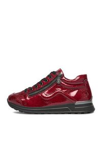 Rieker Sneakersy CEO-N1400-33 Czerwony ciemny. Kolor: czerwony. Materiał: skóra #4