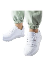 Inna Białe sneakersy klasyczne Poulsen. Nosek buta: okrągły. Kolor: biały. Materiał: guma. Sezon: lato