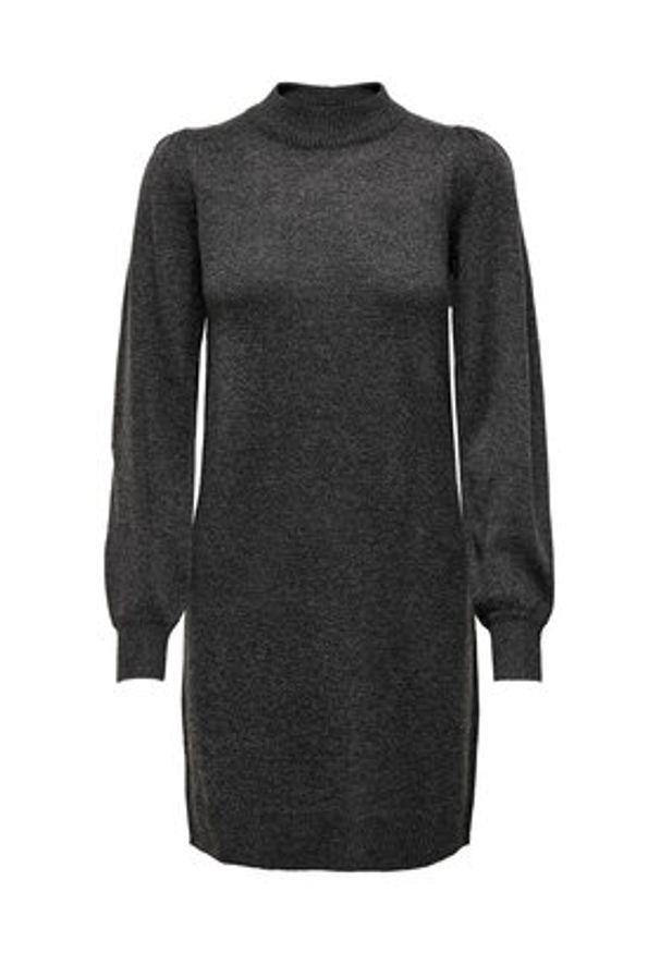 JDY Sukienka dzianinowa 15238237 Szary Loose Fit. Kolor: szary. Materiał: syntetyk