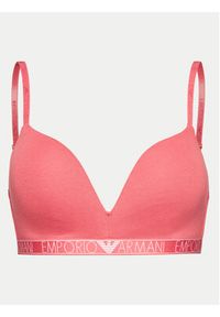 Emporio Armani Underwear Biustonosz bezfiszbinowy 164410 4R223 05373 Różowy. Kolor: różowy. Materiał: bawełna
