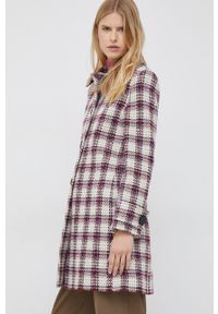 Sisley płaszcz z domieszką wełny przejściowy. Okazja: na co dzień. Materiał: wełna. Styl: casual #3