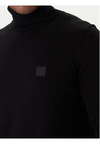 BOSS - Boss Golf Akiro S 50527573 Czarny Regular Fit. Typ kołnierza: golf. Kolor: czarny. Materiał: bawełna #4