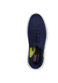 skechers - Adidasy Skechers Garza - Palma, Mężczyźni. Kolor: niebieski. Materiał: materiał