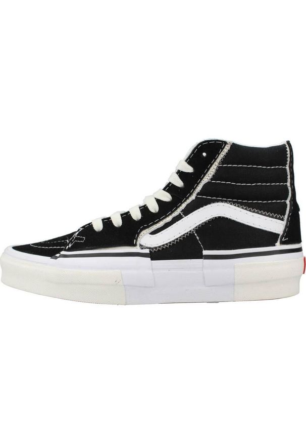 Tenisówki Vans Model Sk8-hi Reconstruct Kolor Czarny. Kolor: czarny. Materiał: tkanina, skóra