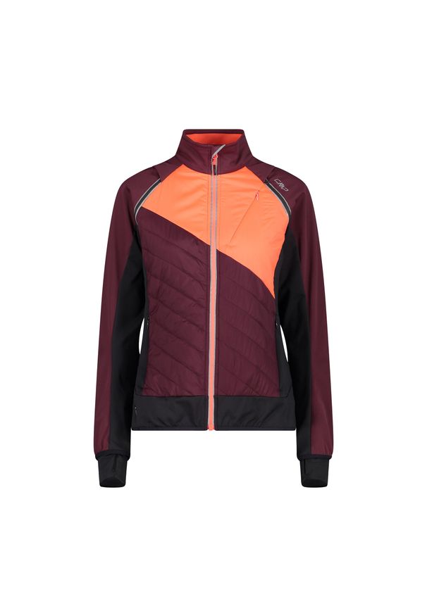 Kurtka skiturowa damska CMP. Kolor: czerwony. Materiał: softshell. Sezon: zima. Sport: turystyka piesza, narciarstwo