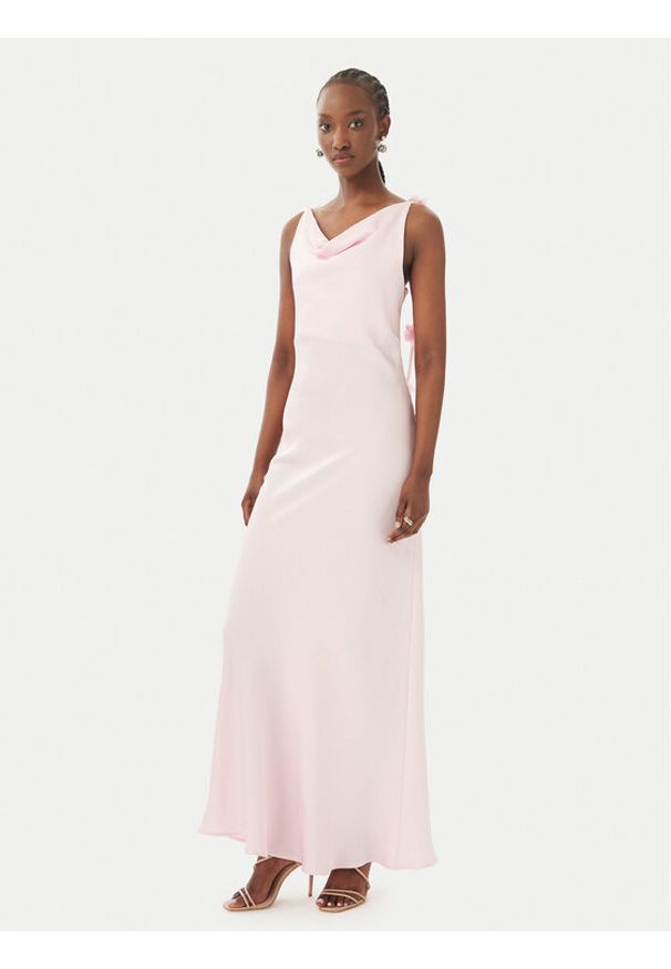 Vero Moda Sukienka koktajlowa Analei 10354594 Różowy jasny Regular Fit. Kolor: różowy. Materiał: syntetyk. Styl: wizytowy