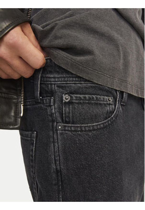 Jack & Jones Jeansy Eddie 12252764 Czarny Loose Fit. Kolor: czarny