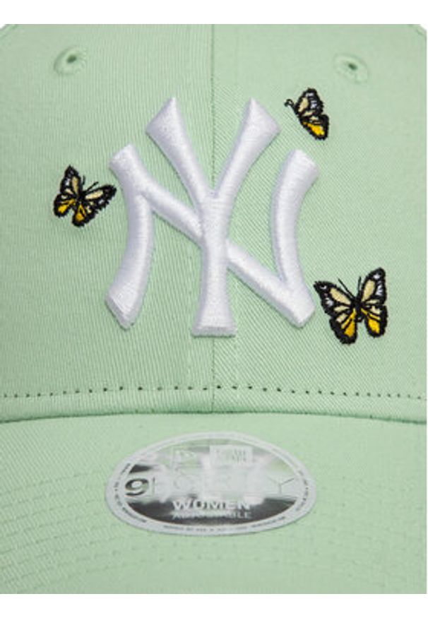 New Era Czapka z daszkiem Icon 9Forty New York Yankees 60595343 Zielony. Kolor: zielony. Materiał: materiał, bawełna