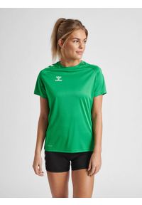 Koszulka sportowa z krótkim rękawem damska Hummel Core XK Poly T-Shirt S/S Woman. Kolor: różowy. Długość rękawa: krótki rękaw. Długość: krótkie