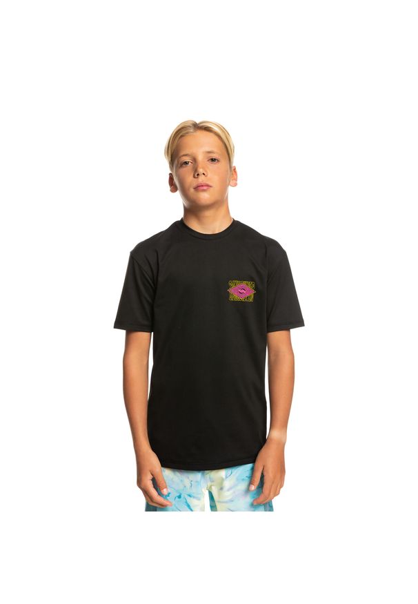 Koszulka do pływania dziecięca Quiksilver Radical Surf SS Y. Kolor: czarny. Sport: pływanie