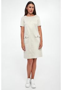 Joseph Ribkoff - Sukienka zamszowa JOSEPH RIBKOFF. Materiał: zamsz #4