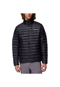 columbia - Kurtka męska Columbia Corelite Packable Down 2134222010 - czarna. Okazja: na co dzień. Kolor: czarny. Materiał: materiał, poliester, puch. Wzór: aplikacja. Sezon: zima. Styl: casual