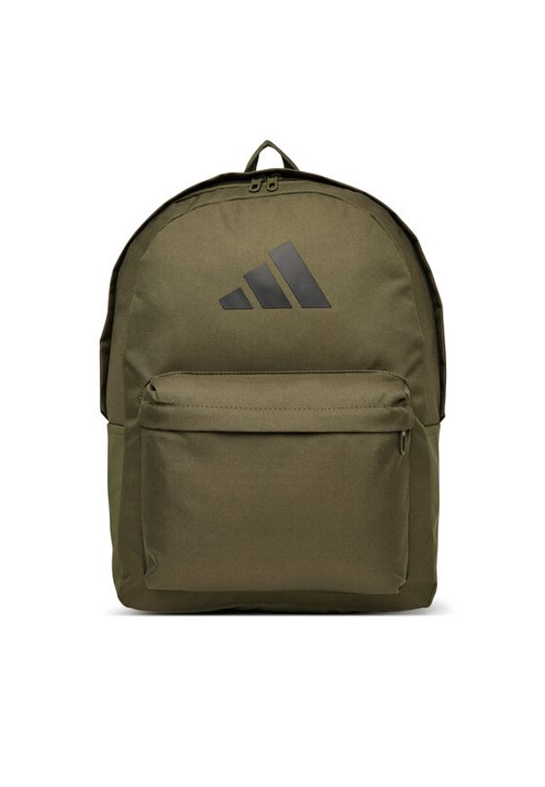 Adidas - adidas Plecak C-CLSC BARS BP IS7051 Khaki. Kolor: brązowy. Materiał: materiał, poliester