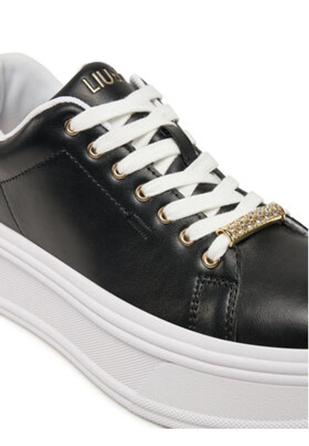 Liu Jo Sneakersy Selma 16 BA5101 P0102 Czarny. Kolor: czarny. Materiał: skóra