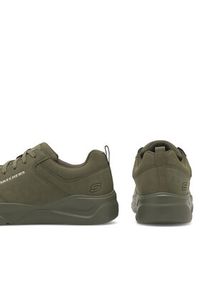 skechers - Skechers Sneakersy Libration 8790157 OLV Zielony. Kolor: zielony. Materiał: skóra