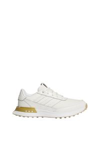 Adidas - Buty S2G 25 Leather Spikeless Golf. Kolor: brązowy, biały, wielokolorowy, żółty. Sport: golf
